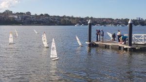 Dobroyd RC Lasers members collecting boats